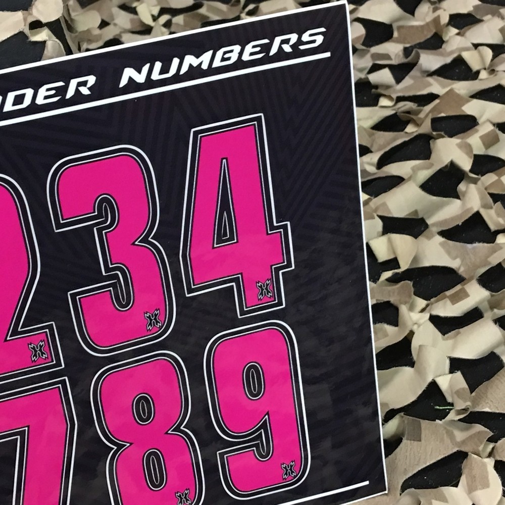 NEW HK Army Loader Numbers - Pink