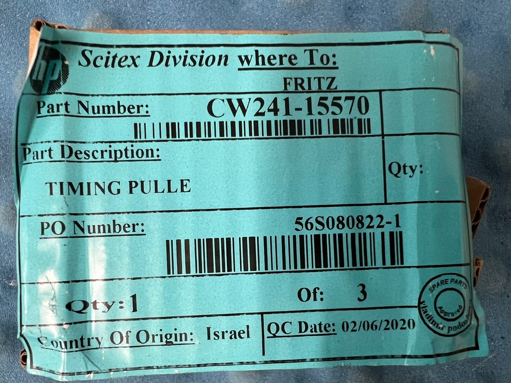 HP Timing Pulle CW241-15570