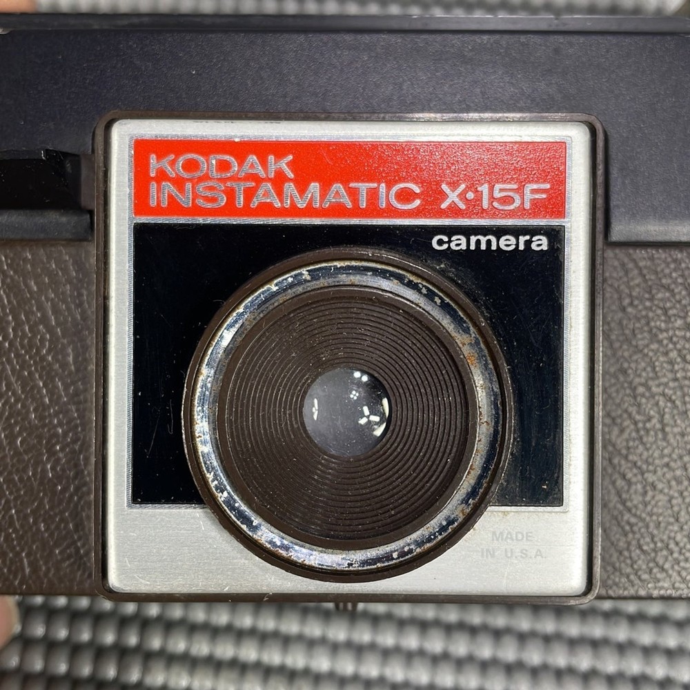 Kodak Instamatic Camera Model X-15F Vintage Good Condition Untested