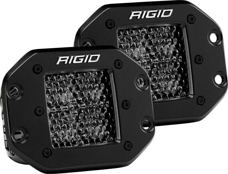 Rigid 212513BLK for Ford PRO Midnight Edition-Spot-Diffused-Pair