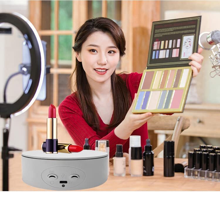 Electric Motorized Rotating Display Stand for Photography Product Display