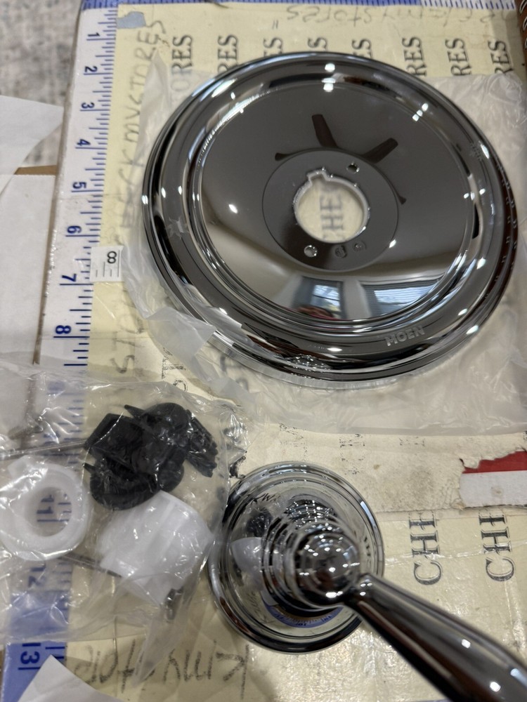 Moen Brantford Chrome, Escutcheon +handle+handle Adapter+hardware Kit+ Screws