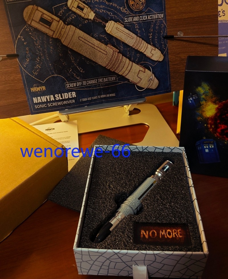 US Now!! NAWYA Doctor Who 10th Replica Metal LED Sonic Screwdriver Scalable Prop