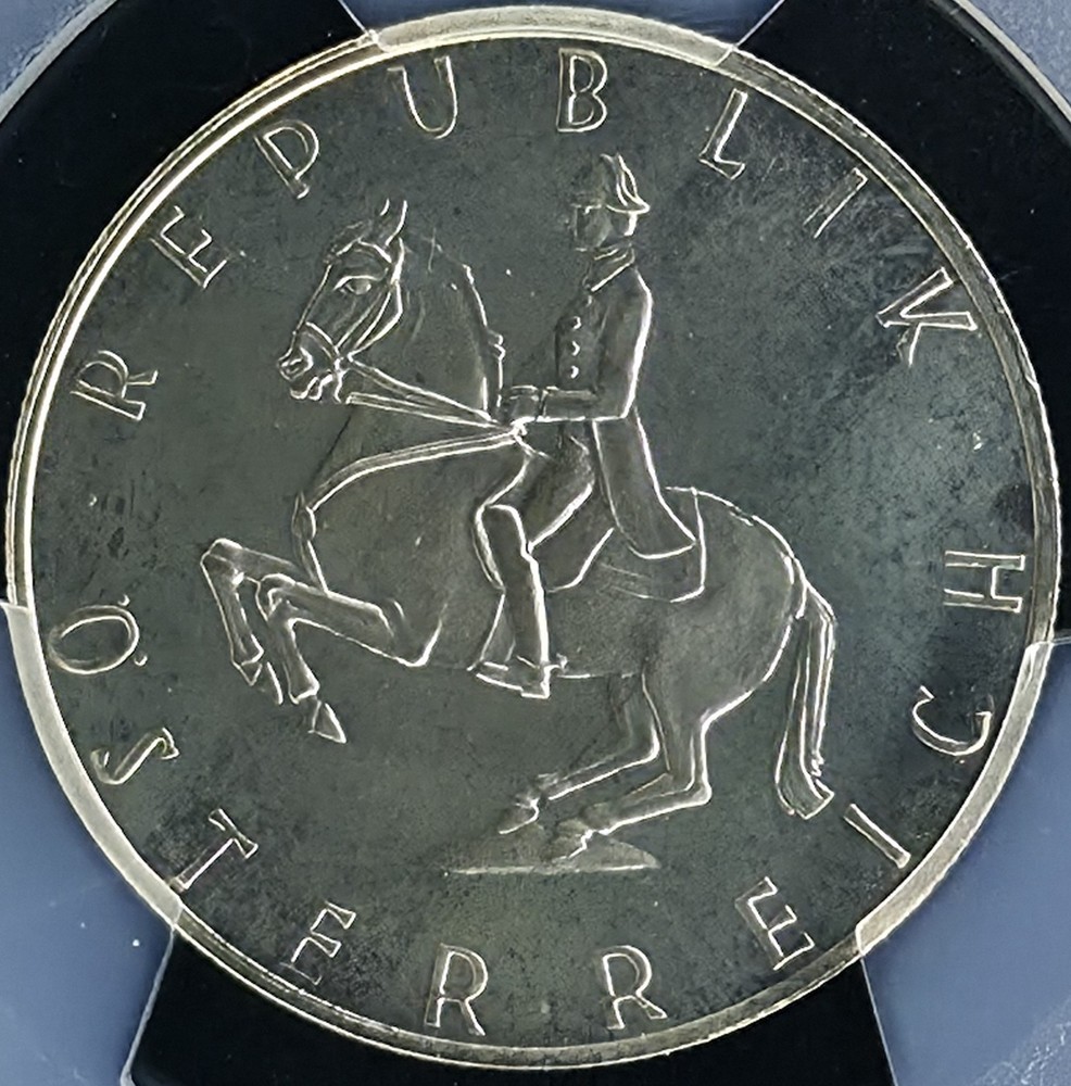 1965 Austria Silver 5 Schilling Proof |PCGS PR67 - Gem Mint State