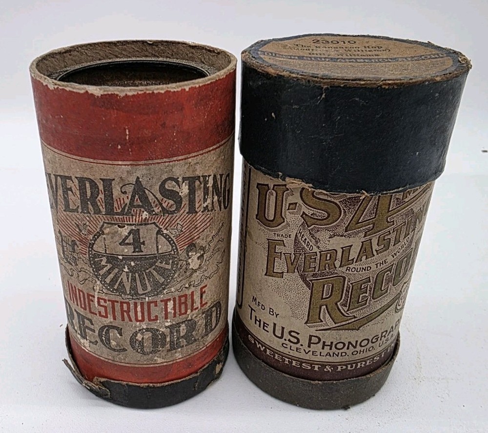 2x Everlasting 4 Minute Indestructable Cylinder Record