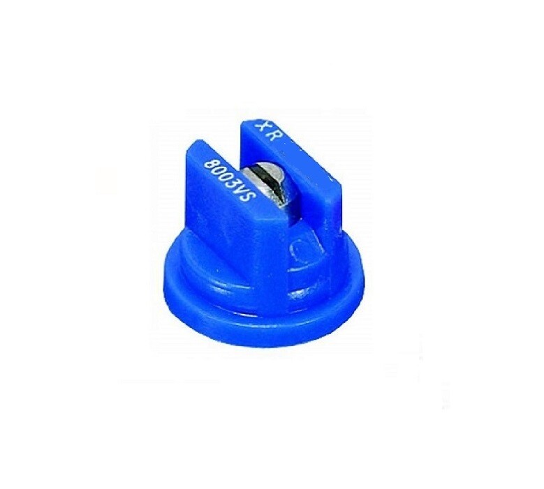 Pack of 25 - TeeJet Extended Range Flat Spray Tips Blue 80° Polymer w/ SS Insert