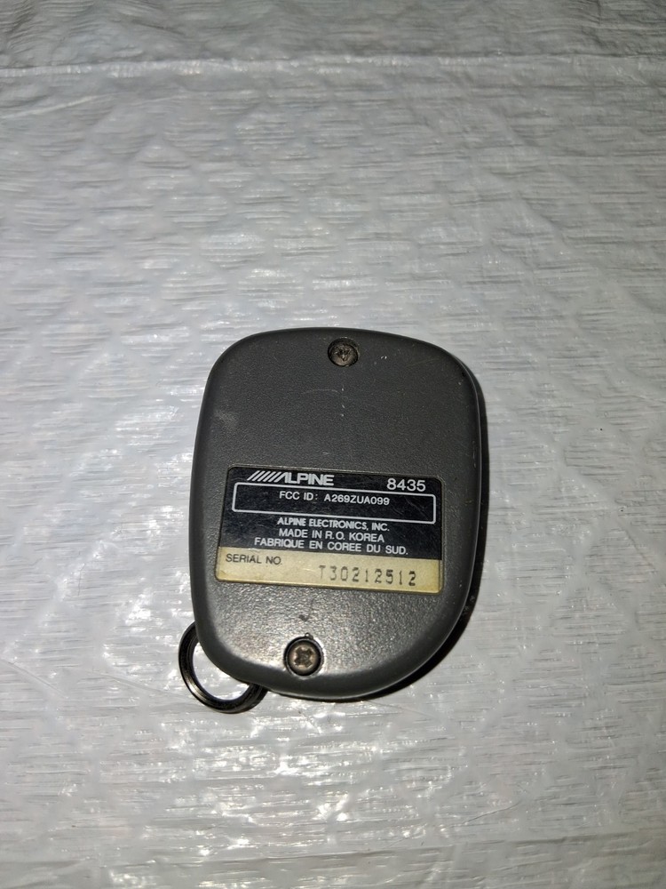ALPINE 8435 CAR ALARM REMOTE CONTROL