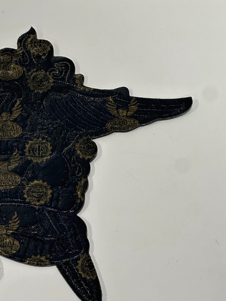 Harley-Davidson Embroidered Eagle Patch Large Iron On Eagle Flames Sword