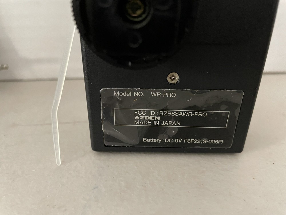 2 AZDEN Wireless Receivers WR-PRO/ WR-10.