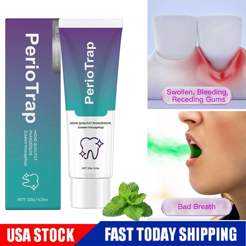 1-5PCS PerioTrap Mint Flavor Gum Toothpaste Cleaning Toothpaste Sensitive Teeth