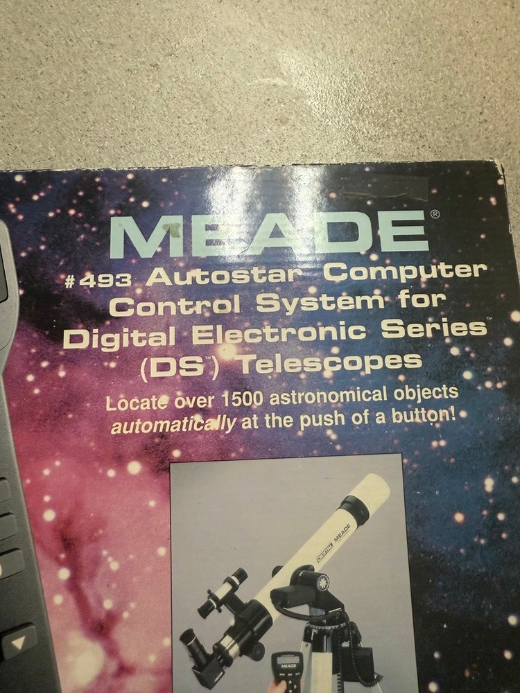 Meade #493 Autostar Telescope Computer Controller System Digital telesc Open Box