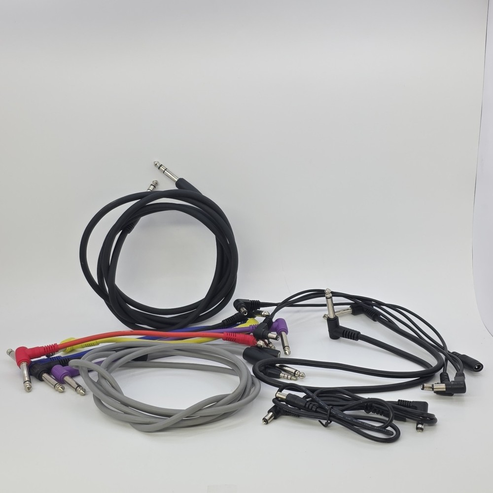 Guitar Effects Pedal Patch Cables and Power Cables Assorted Set