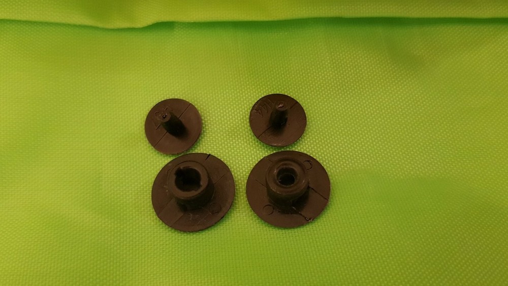 2 RIVETS,FASTENER,BUTTON,BLACK NEW (FAST SHIP) fit CROC U.S.A. Replacement