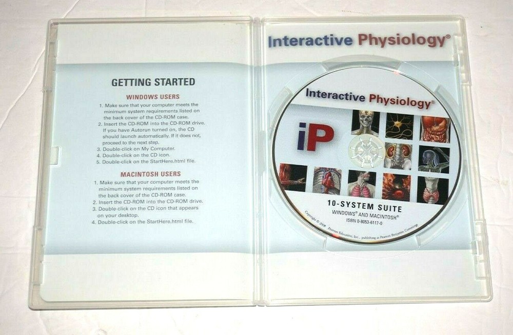 Interactive Physiology 10-System Suite CD-ROM by Pearson (2008)
