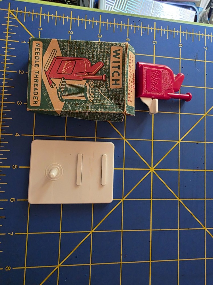 Vintage Witch needle threader complete with box