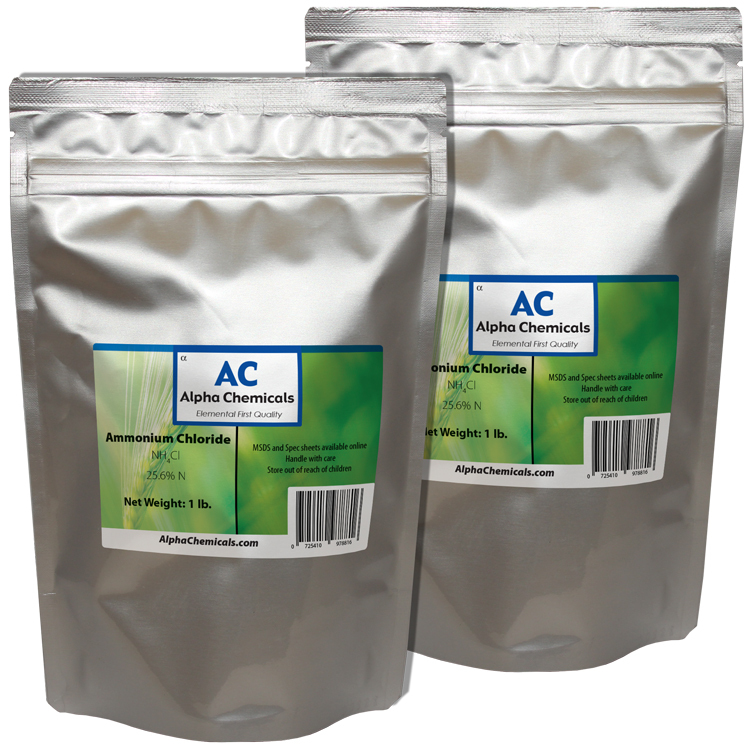 Ammonium Chloride - 2 Pounds - 99% Pure