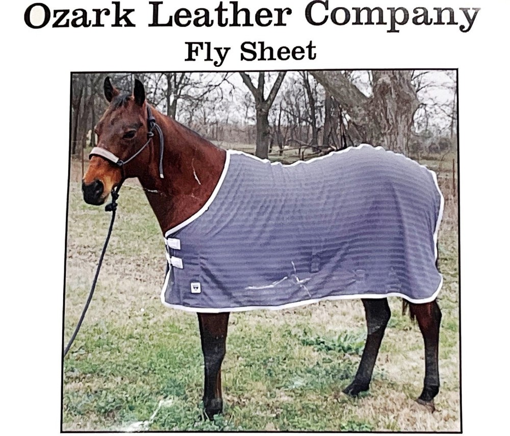 OZARK LEATHER NYLON FLY SHEET SIZE 74” GREY