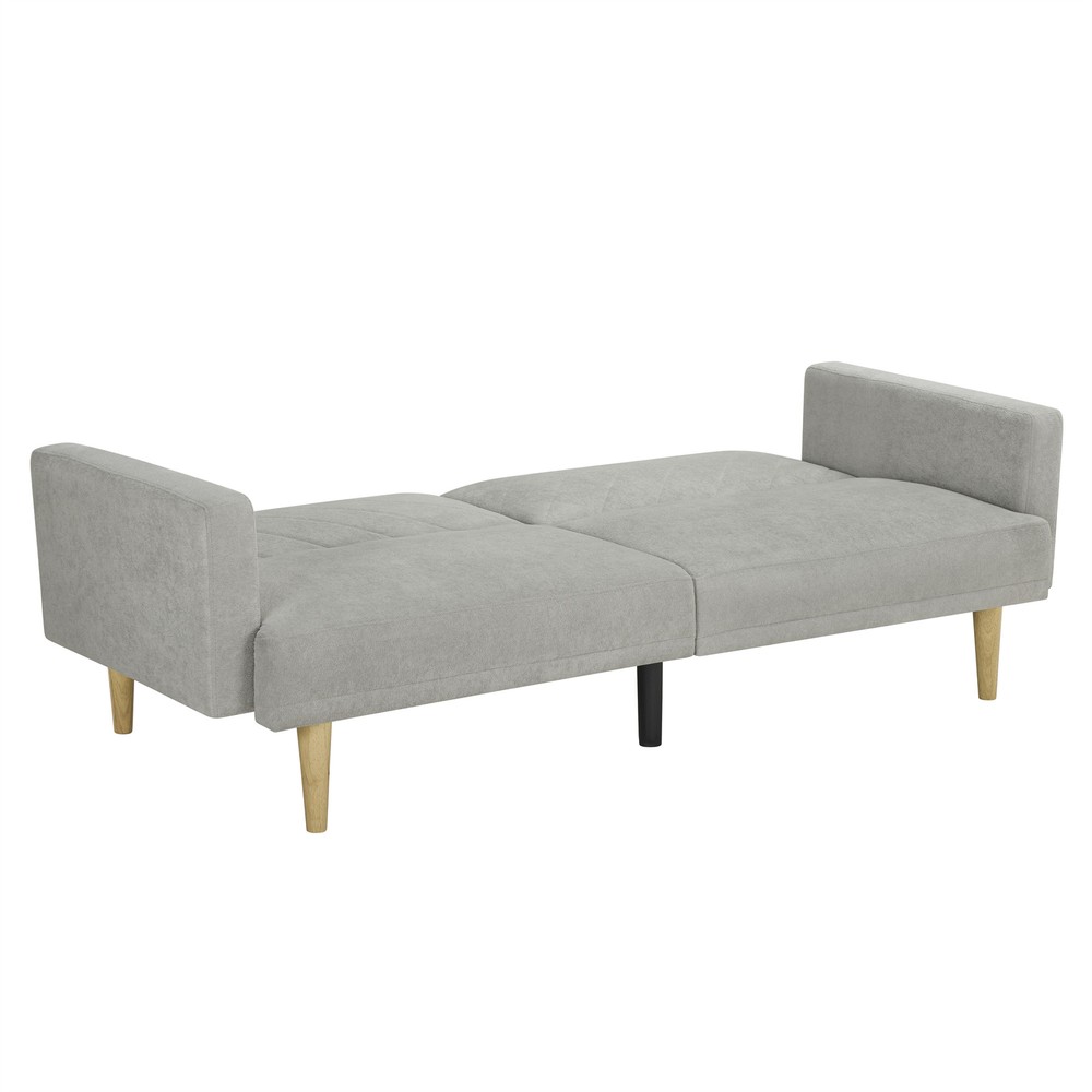 Multi-Functional Futon Sofa Single Bed Sleeper Convertible Couch Foldable Modern