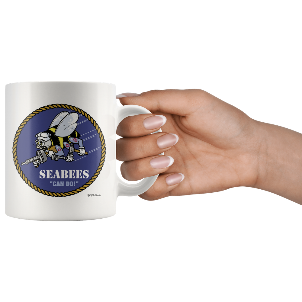 US Navy SEABEES Can Do 11oz Coffee Mug