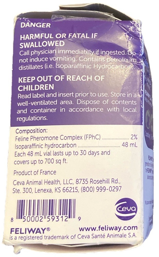 FELIWAY Optimum 30-Day Cat Calming Refill 48ml Pheromone Diffuser