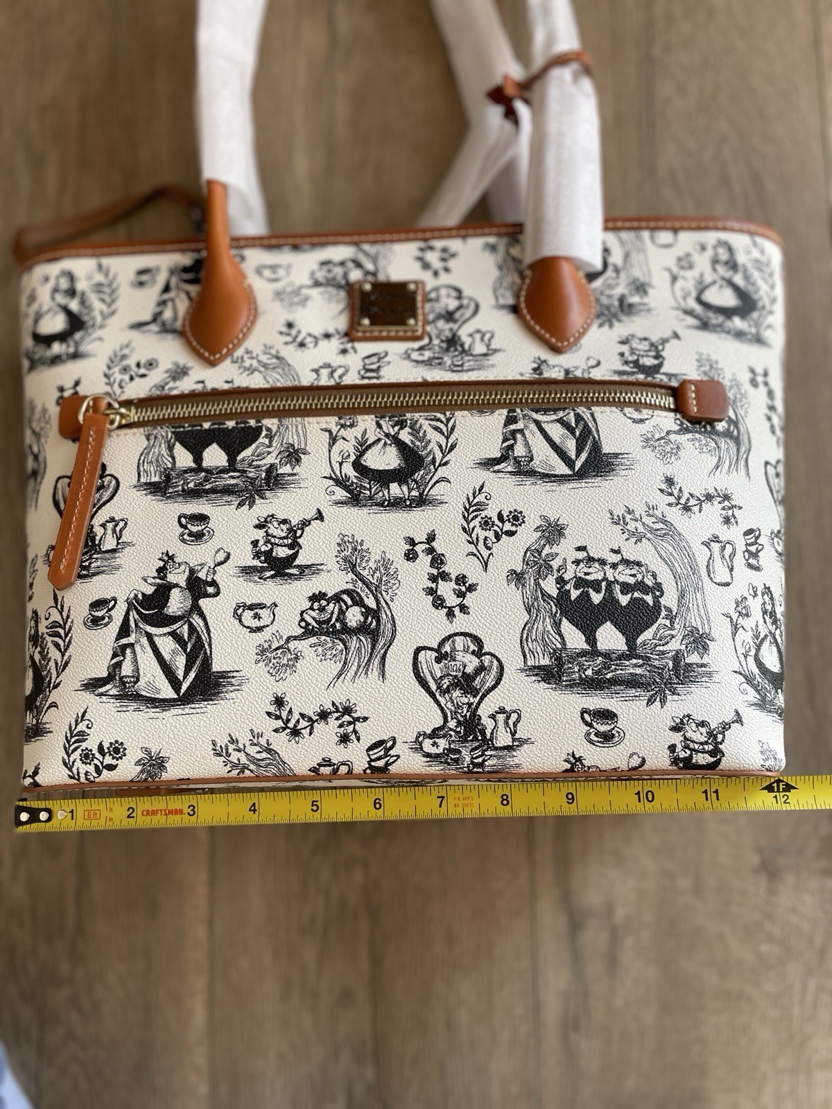 Dooney & Bourke Alice In Wonderland Purse Disney Tote Bag Purse NWT