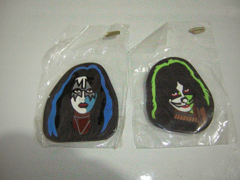 KISS MAGNETS SOLO FACES LICENSED 2002 ACE FREHLEY PETER CRISS SEALED VINTAGE