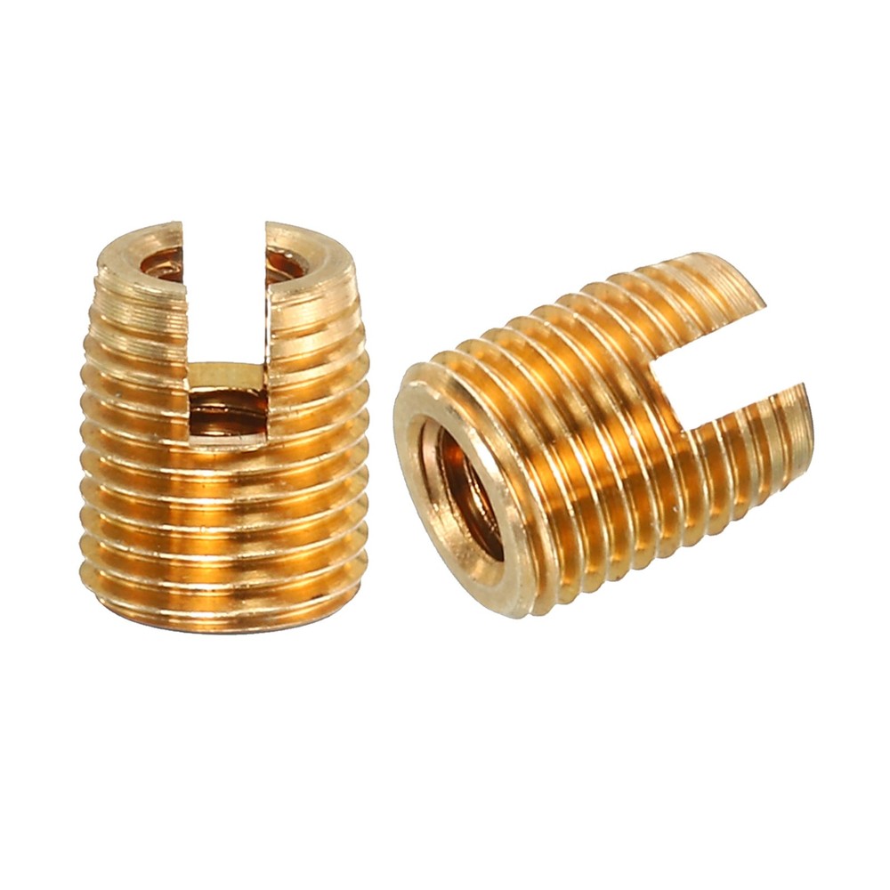 Self Tapping Threaded Inserts, 10pcs Inner M3 M5x6 Brass Nuts