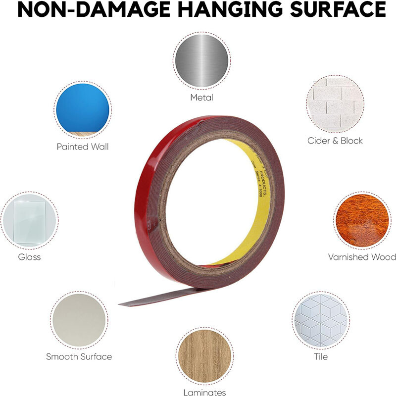 Auto Tape Acrylic Foam Double Sided Back Car Mounting Adhesive 3m x10mm 10ft Lot