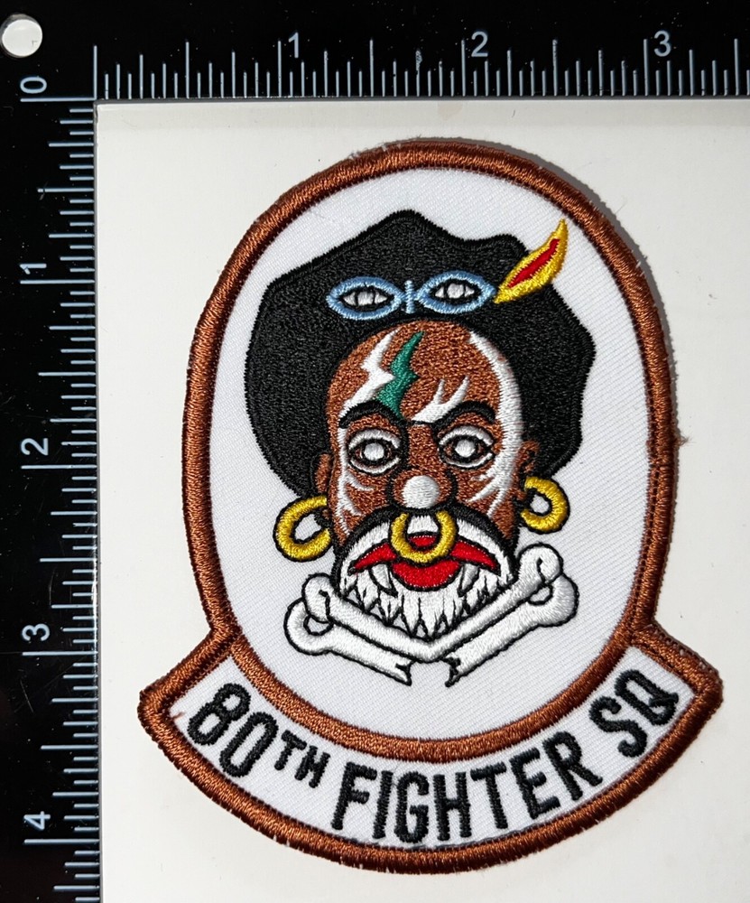 USAF 80th Fighter Squadron Headhunters Patch
