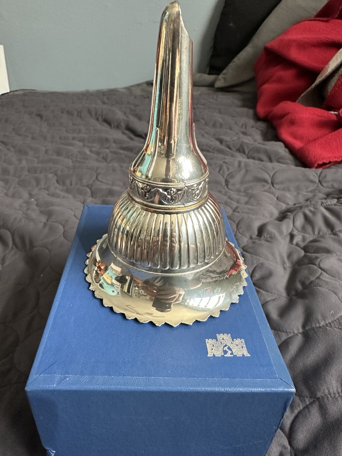 Vintage Silver Plated Wine Funnel Wine Funnel