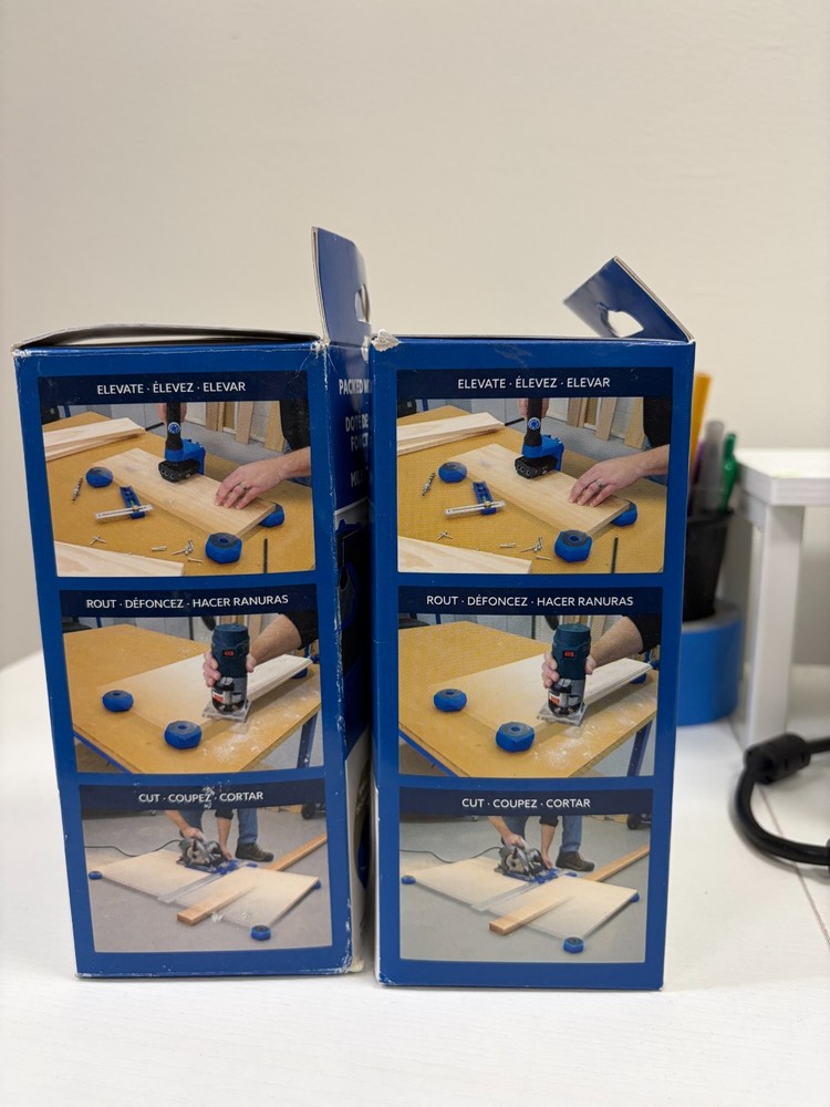 Kreg Multi-Purpose Project Blocks, 2 New, 4-Pack Packages - FREE SHIPPING