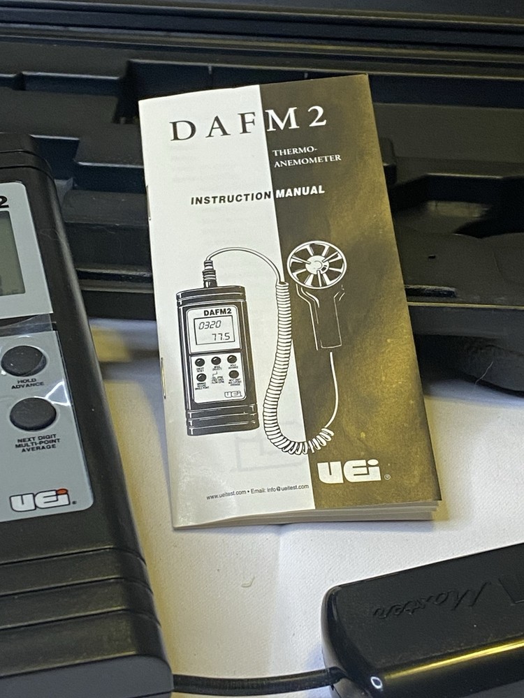 UEI TEST INSTRUMENTS DAFM2 Thermo CFM Anemometer