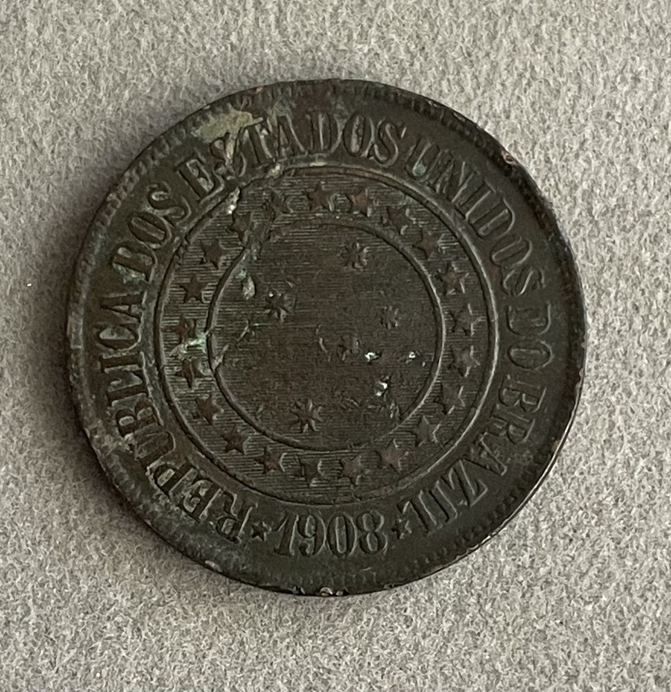 1908 40 Reis - Brazil