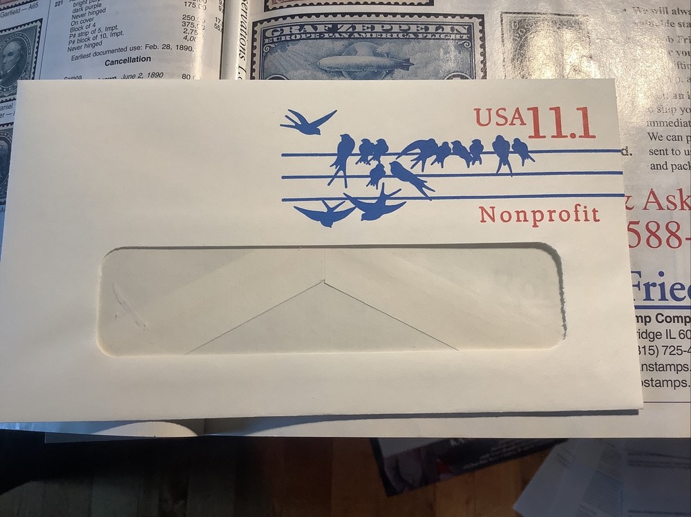 U620 U.S. envelope 11.1 cents mint
