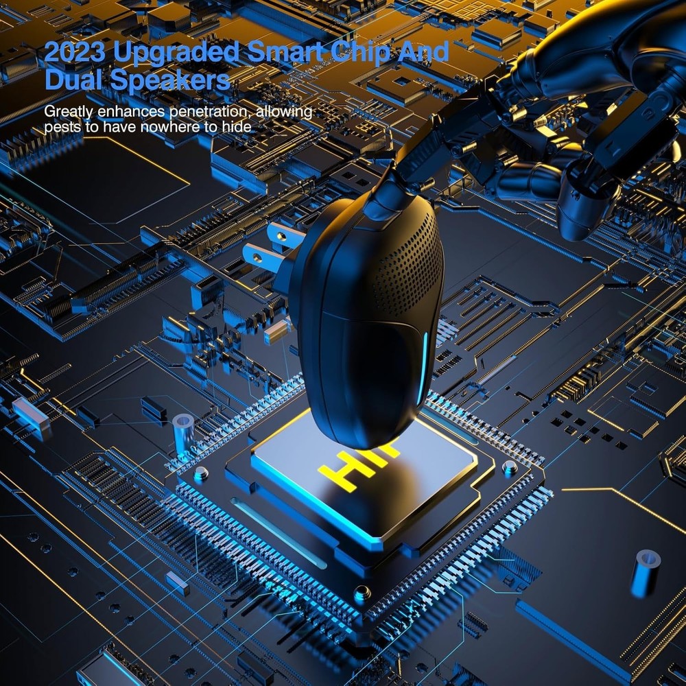 2025 Ultrasonic Indoor Pest Repeller - 6 Pack, Safe & Eco-Friendly Solution