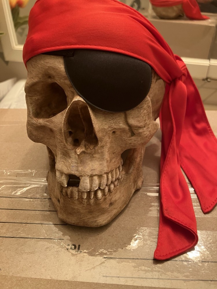 From The Goonies. One Eye Willie Skull