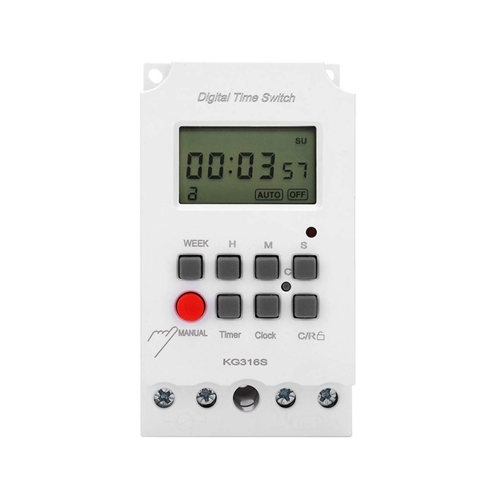 220VAC 25A KG316S Digital 1 Second Timer Automatic Electronic Programmable8400