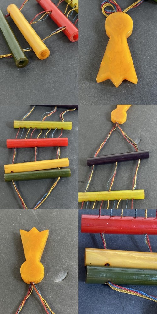 Bakelite String Puzzle Game Optical Illusion Rare Vintage