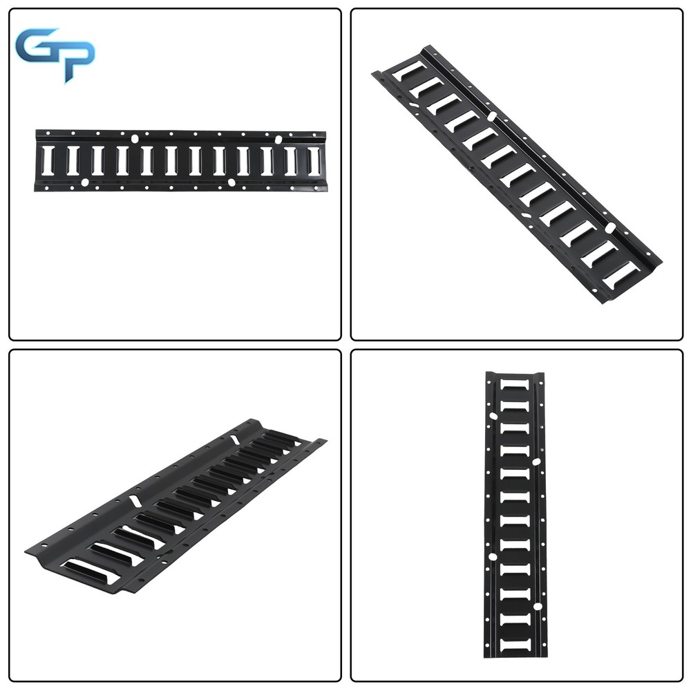 12 Pack 2' E Track Tie Down Rails Power Coated E-Tracks For Cargo Trailers