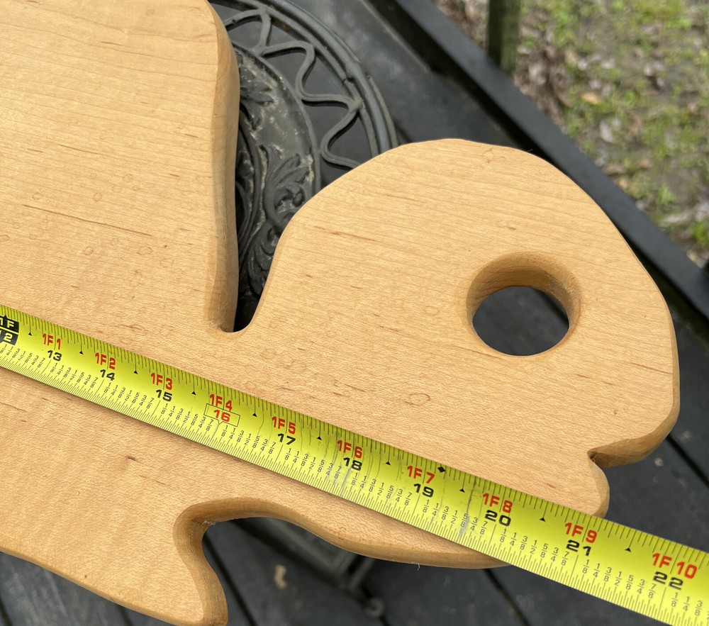 WOODEN CUTTING BOARD "TURTLE", HANDMADE (O)