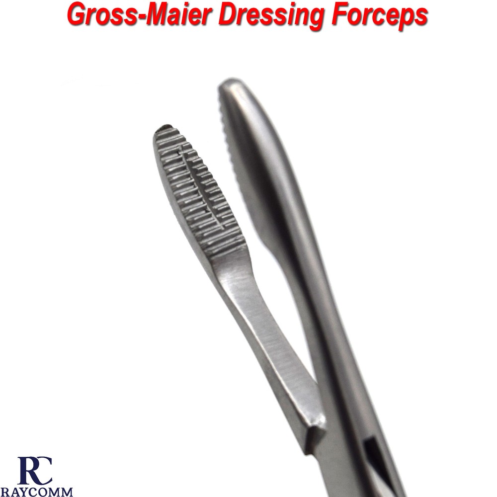 Atraumatic Serrated Jaws Maier Sponge Forceps Gross-Maier Dressing Forceps CE