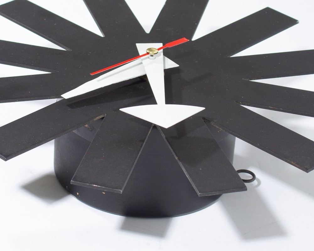 George Nelson Black Asterisk Wall Clock