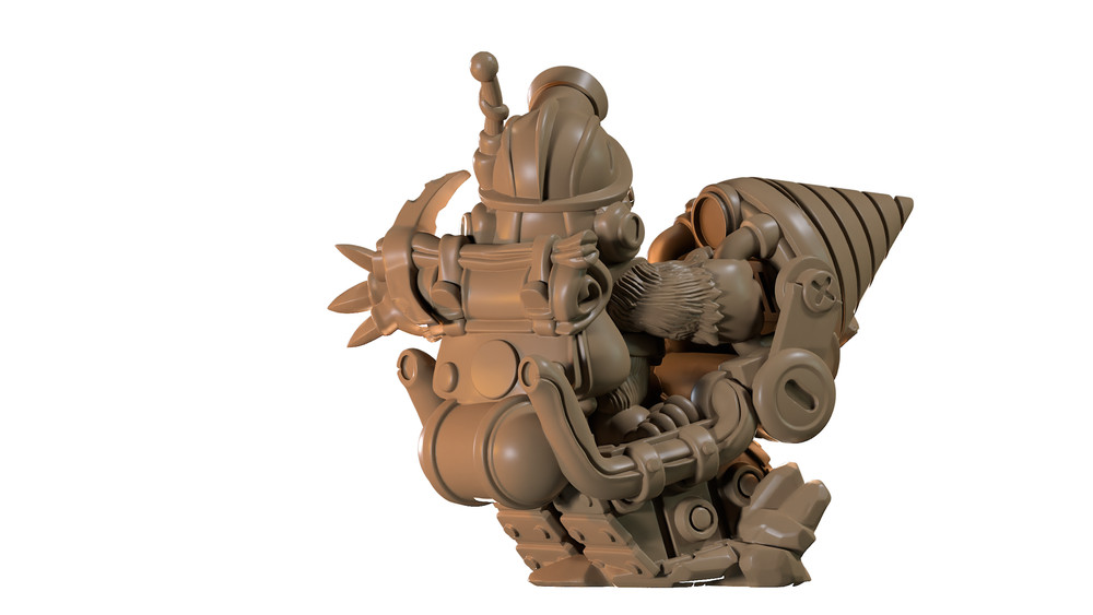 Capsule Chibi - Mole Driller