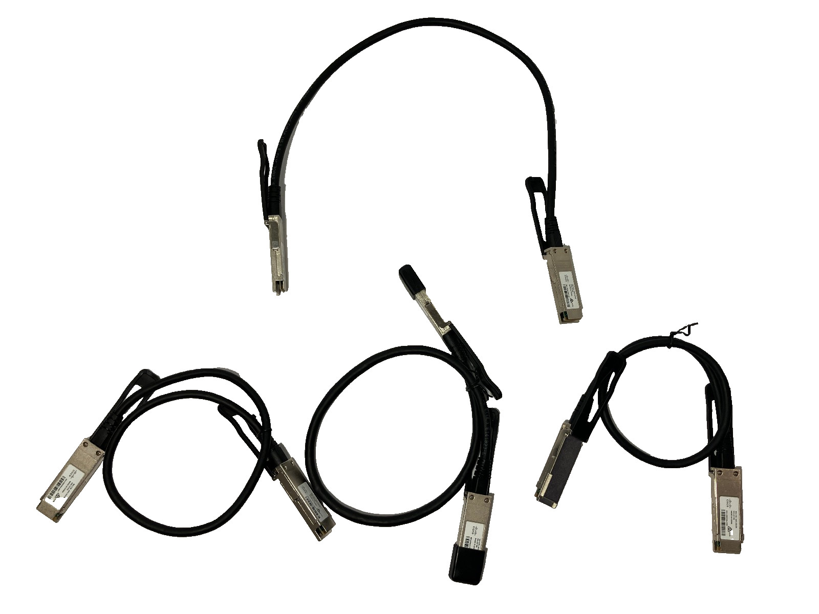 LOT of 4 Cisco Meraki QSFP 40G 0.5M Stacking Cable MA-CBL-40G-50CM 600-22160 OB