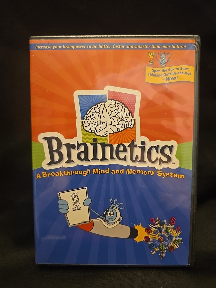 Brainetics Math & Memory System from Mike Byster DVD LOT NEW SEALED