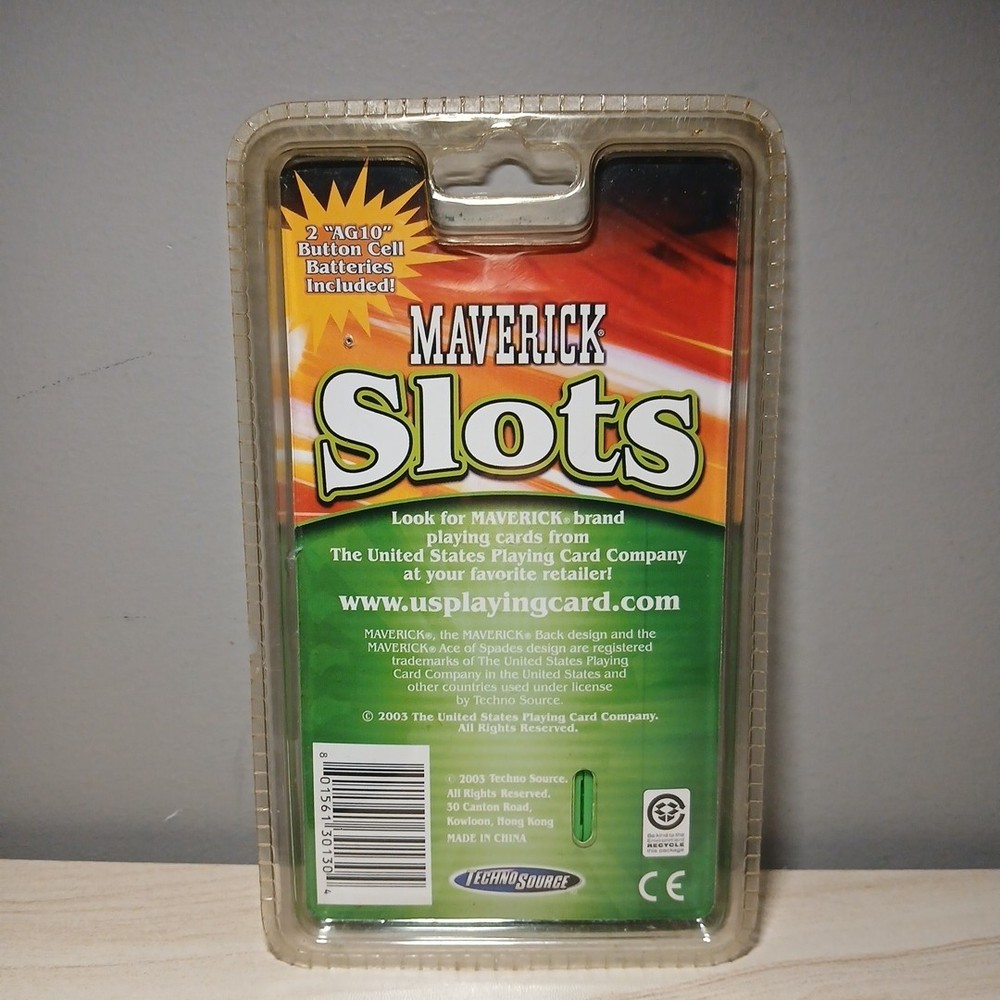 Maverick Slots TechnoSource Electronic Handheld Game #30130 Casino Need Battery