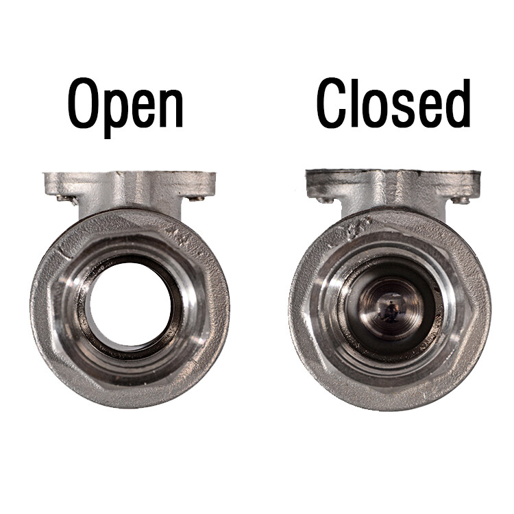 1" Stainless Steel Motorized Electric Ball Valve 110V 120V- 220 Volt AC, 2 Wire