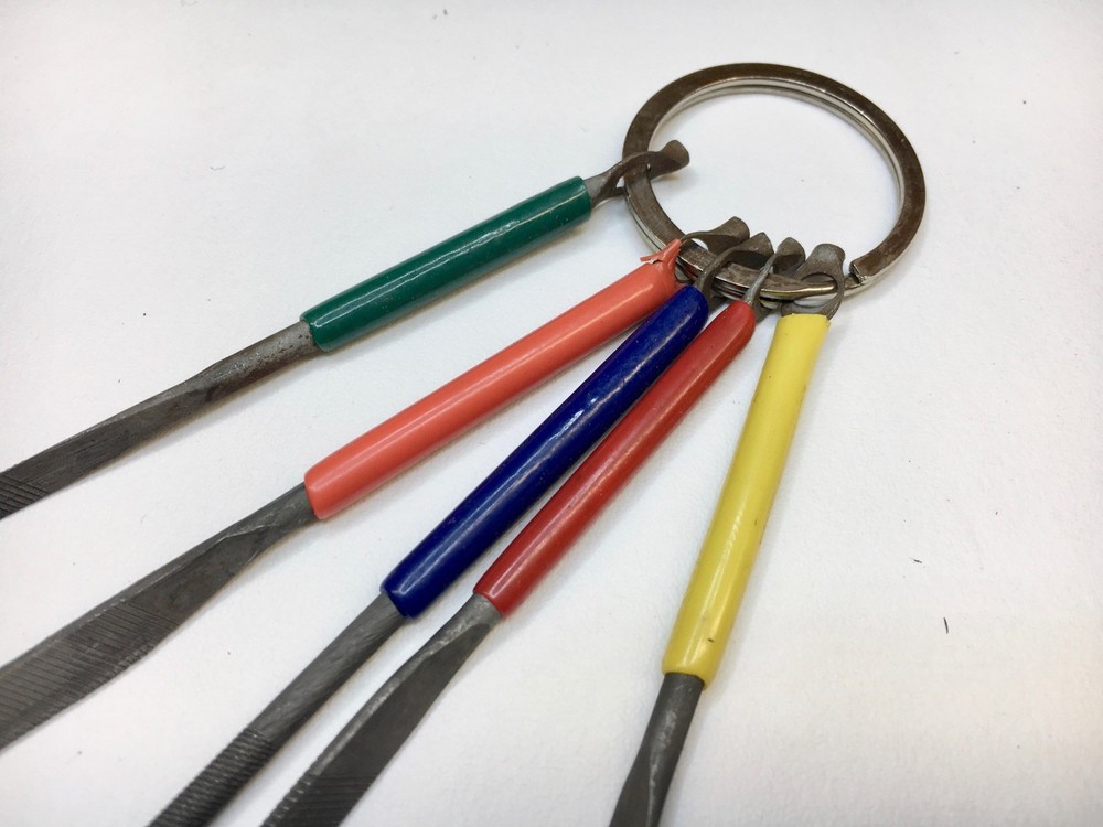 Needle File Set On Ring 5 piece Set