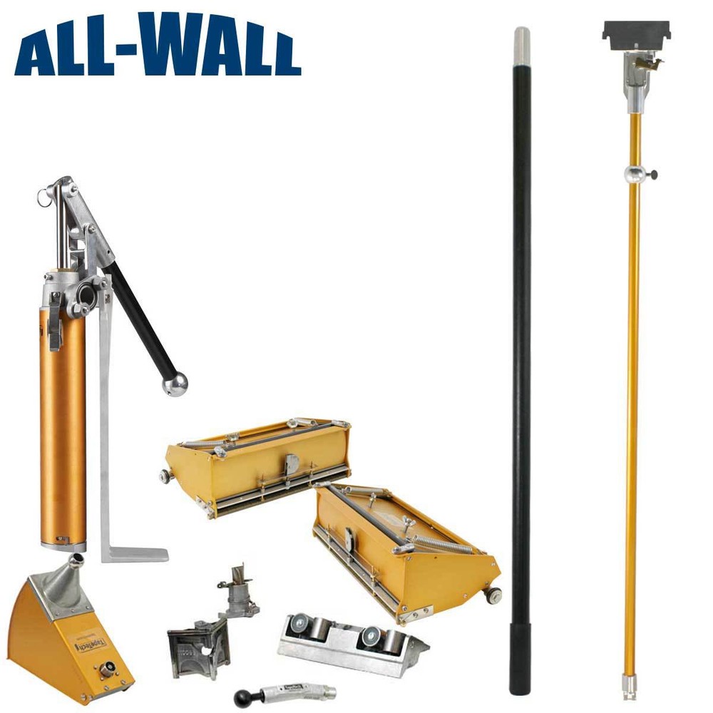TapeTech Pro Value Drywall Finishing Set - 10/12 Boxes, Angle Box, Head, Pump ++
