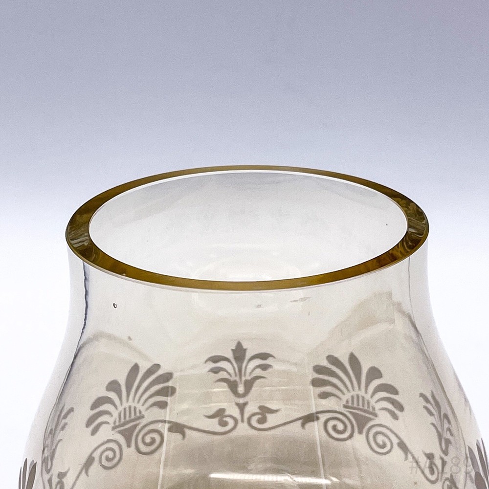 Vintage Glass Patterned Lantern | 11.5cm Height